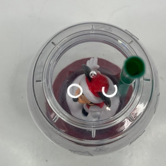 Disney Annual Possholder Mickey Mouse Christmas Snow-Globe Sipper Cup - Picture 5 of 9